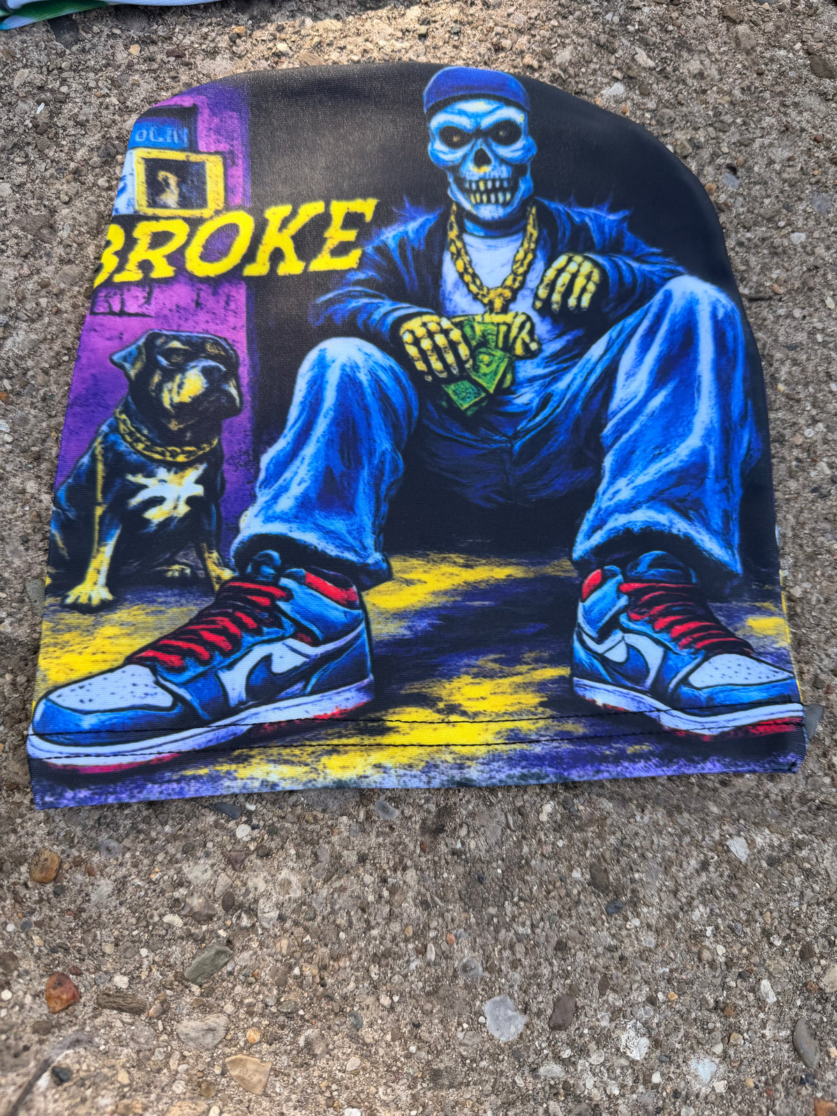 BROKE “ SKELETON” BEANIE