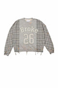 Broke Grey Flannel Pull Over
