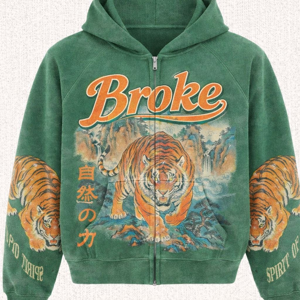 BROKE “ CINCY JUNGLE “ HOODIE