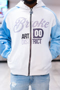 Broke' White Art Basel Hoodie