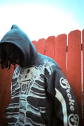 Broke ' Grey Verterbrae Hoodie
